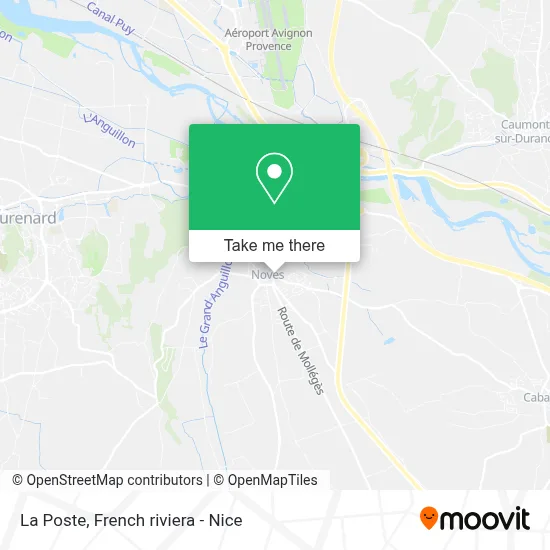 La Poste map