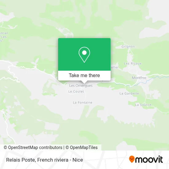 Relais Poste map