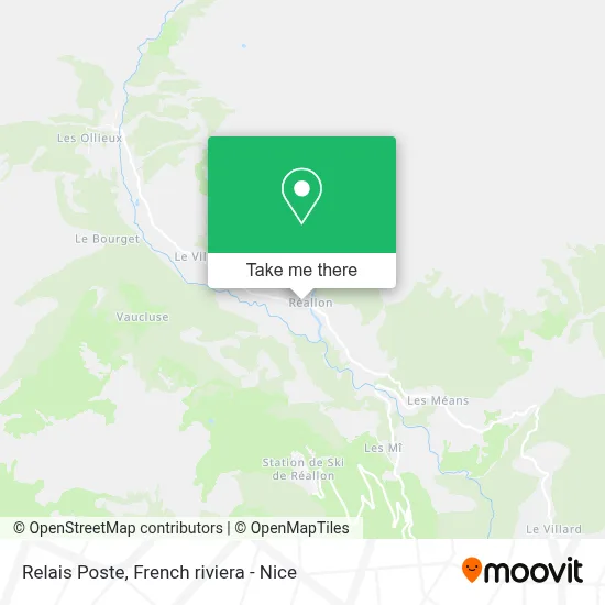 Relais Poste map
