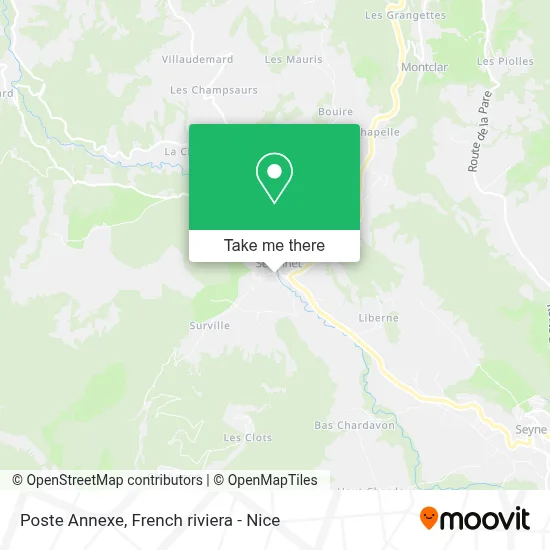 Poste Annexe map
