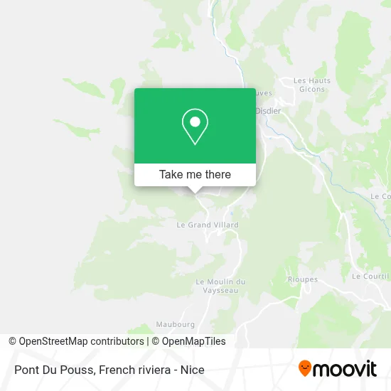 Pont Du Pouss map