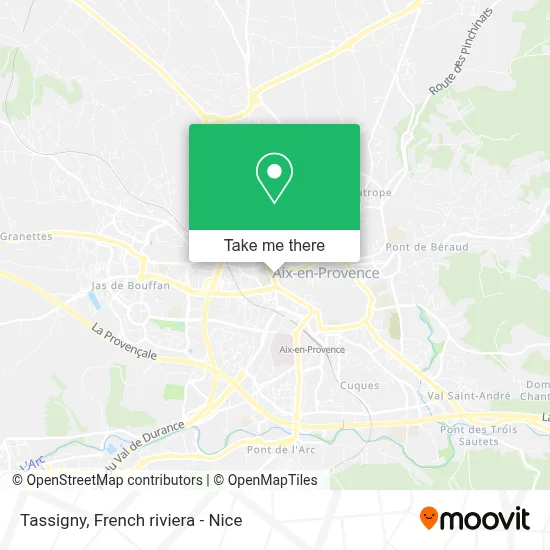 Tassigny map