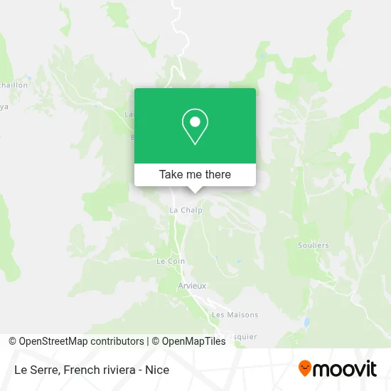 Le Serre map