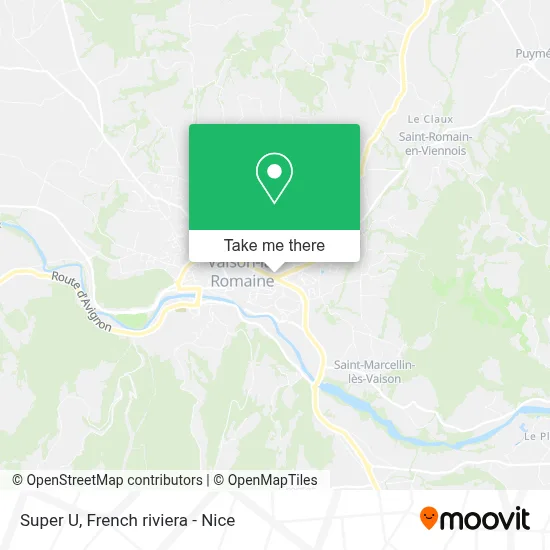 Super U map