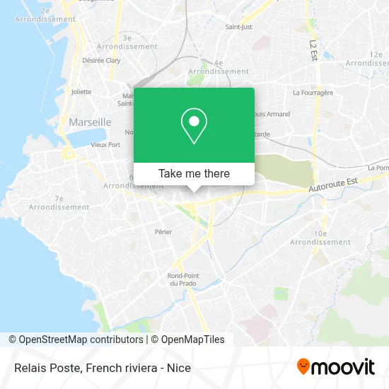 Relais Poste map