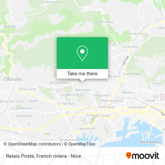 Relais Poste map