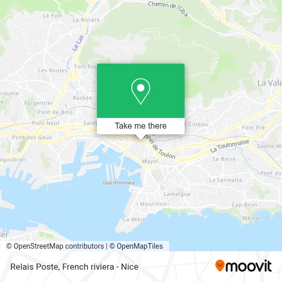 Relais Poste map