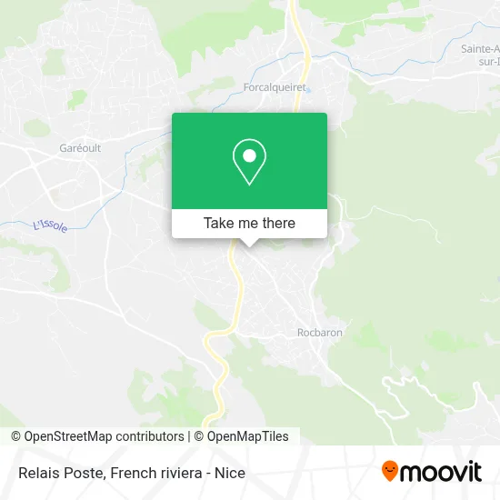 Relais Poste map