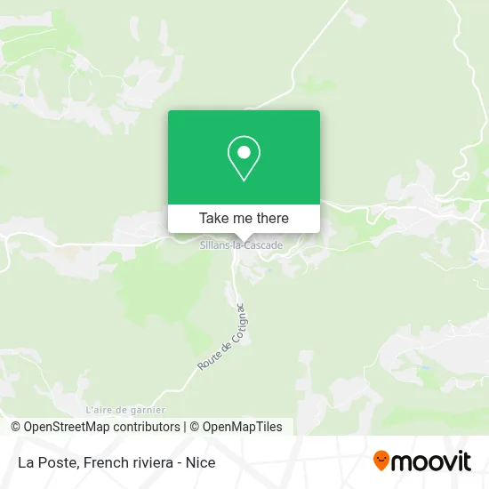 La Poste map