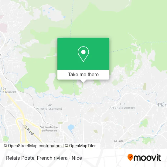 Relais Poste map