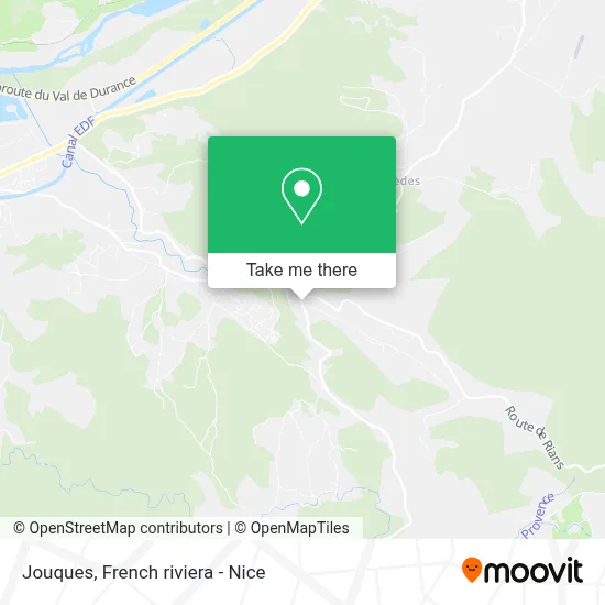 Jouques map