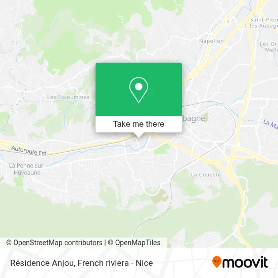 Résidence Anjou map