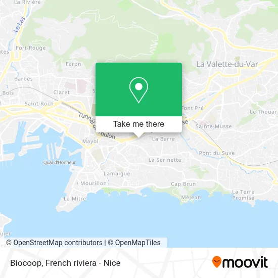 Biocoop map