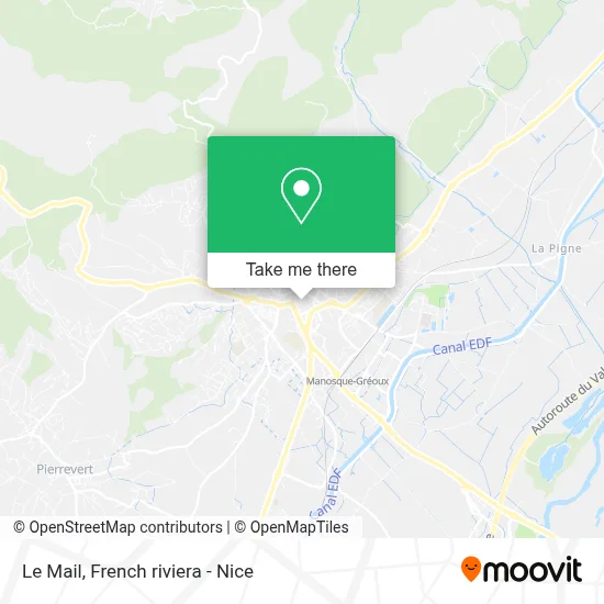 Le Mail map