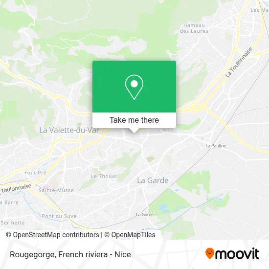 Mapa Rougegorge