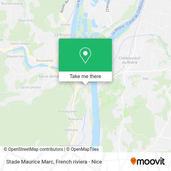 Stade Maurice Marc map