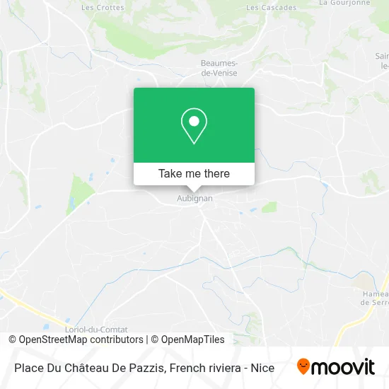 Place Du Château De Pazzis map