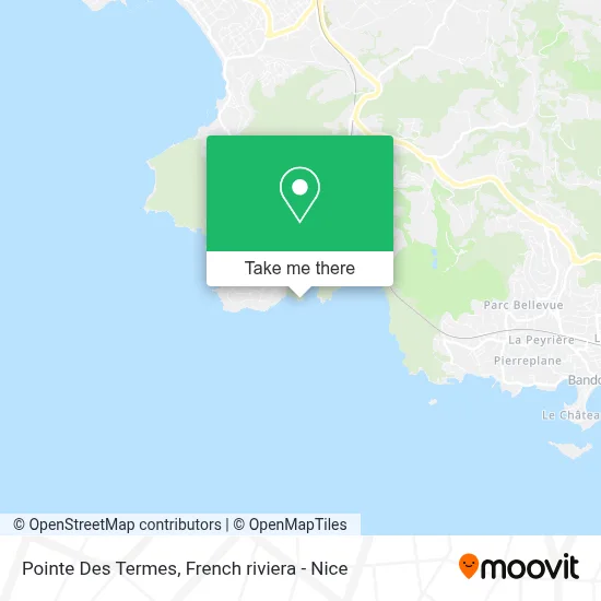 Pointe Des Termes map