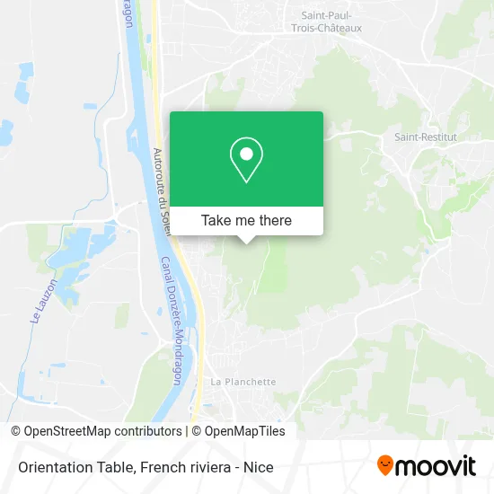 Table D'Orientation map