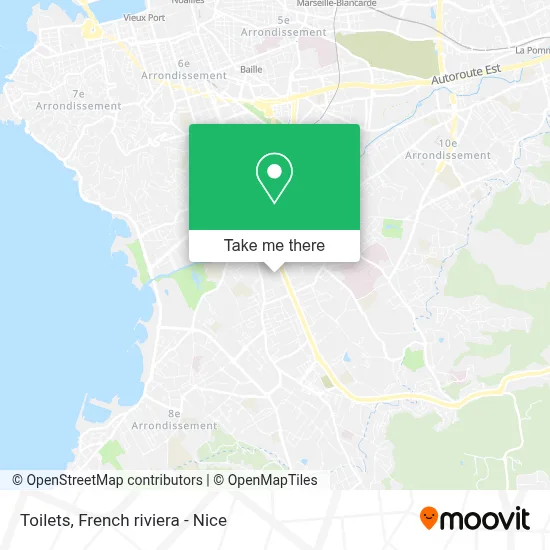 Toilettes map