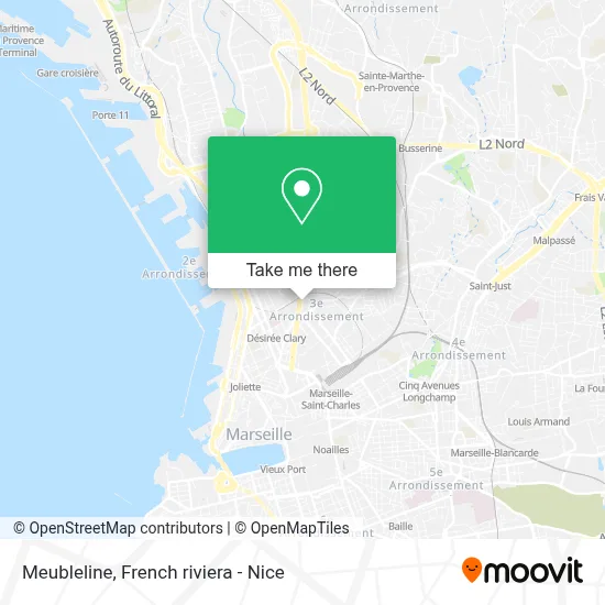 Meubleline map