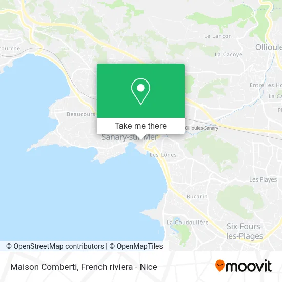 Maison Comberti map