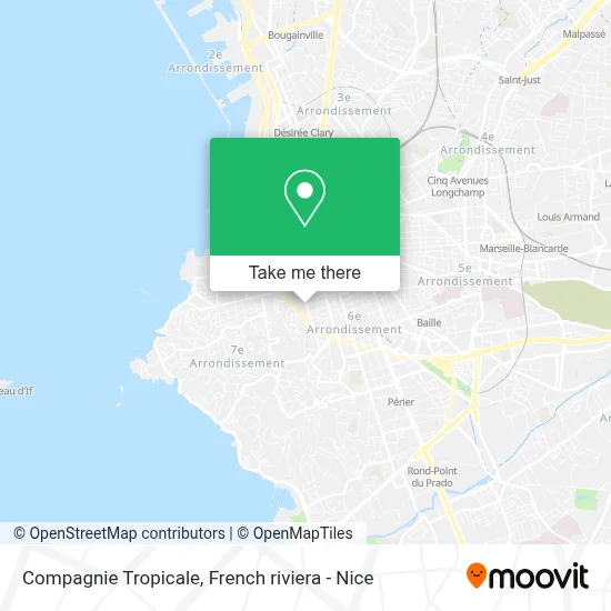 Compagnie Tropicale map
