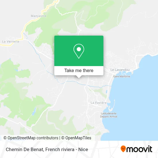 Chemin De Benat map