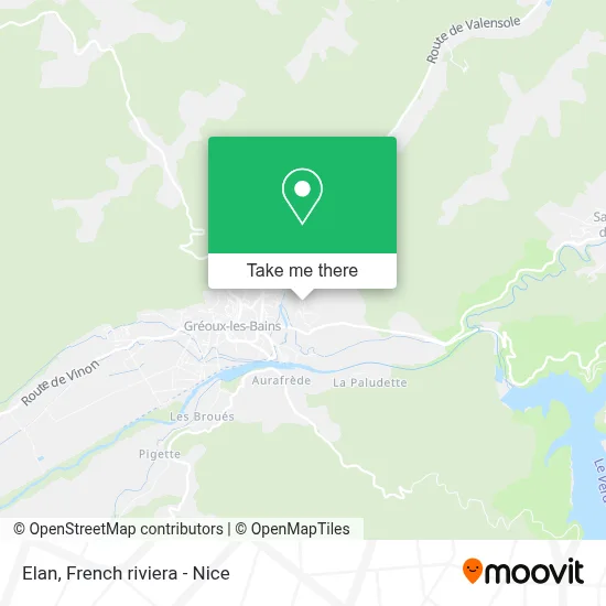 Elan map