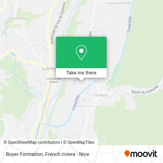Boyer Formation map