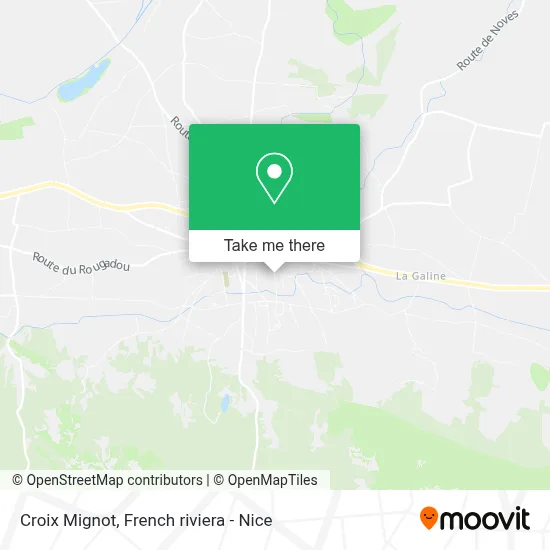 Croix Mignot map