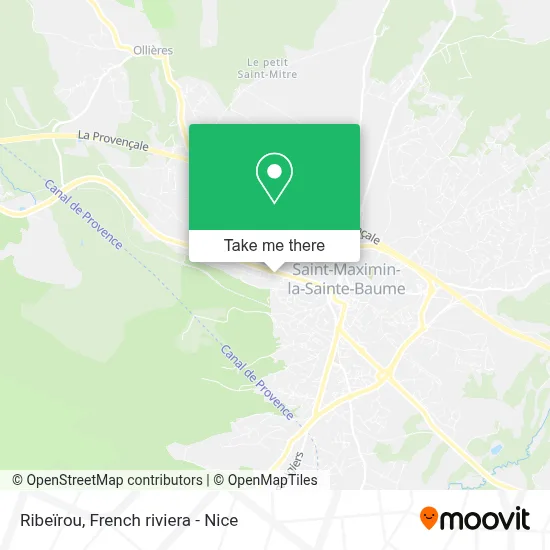 Ribeïrou map