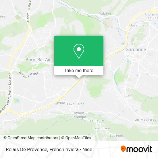 Relais De Provence map