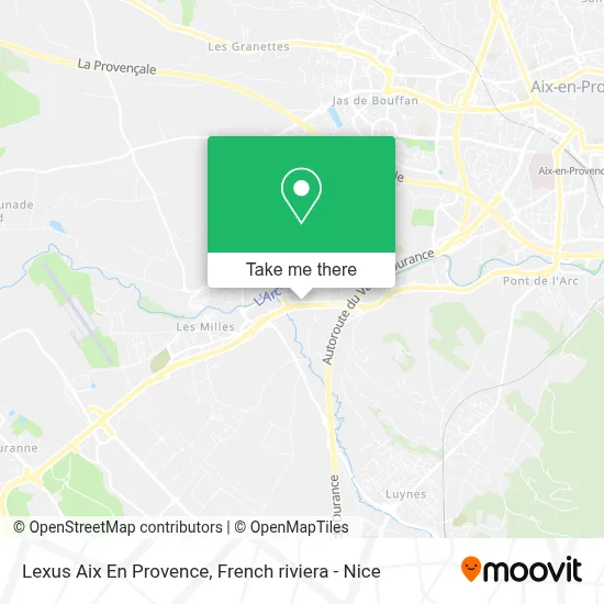 Lexus Aix En Provence map
