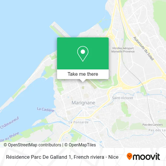 Résidence Parc De Galland 1 map