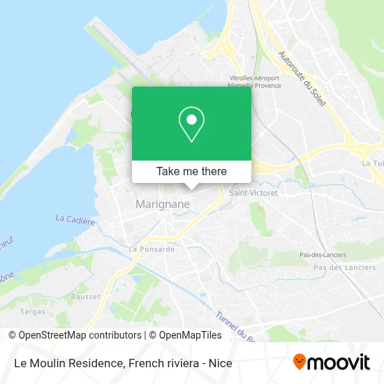 Résidence Le Moulin map