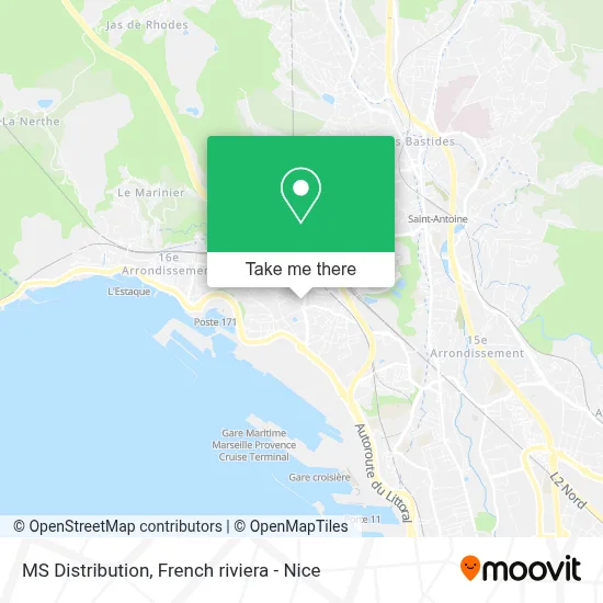 Ms Distribution map