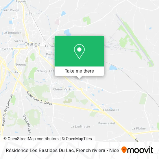 Résidence Les Bastides Du Lac map