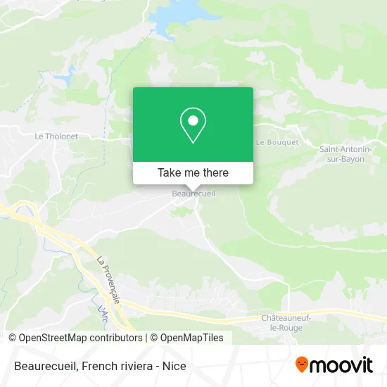 Beaurecueil map
