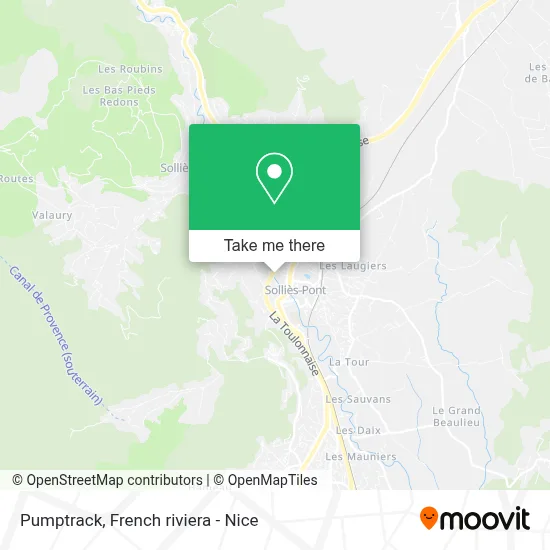 Pumptrack map