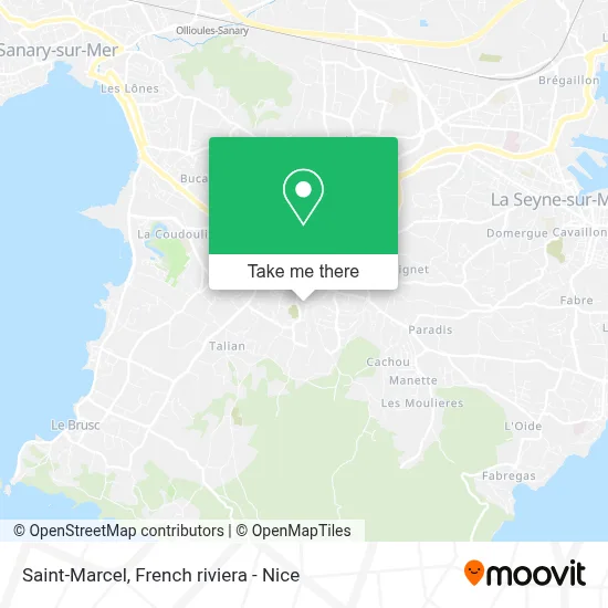 Saint-Marcel map