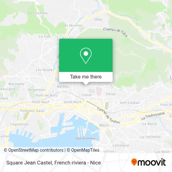 Square Jean Castel map