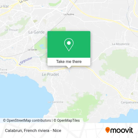 Calabrun map