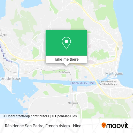 Résidence San Pedro map