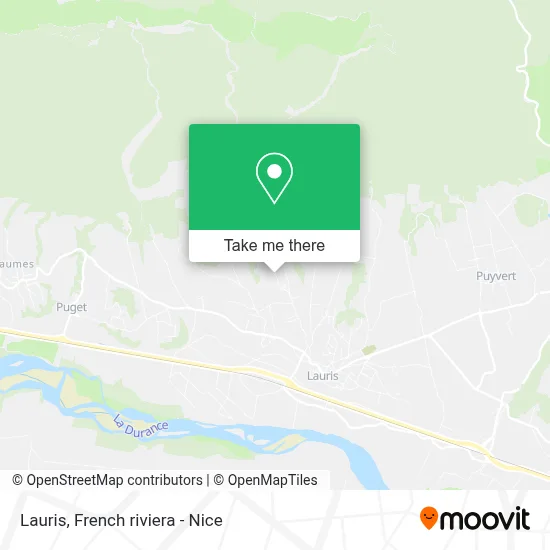 Lauris map