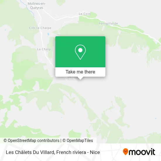 Les Châlets Du Villard map