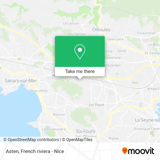 Asten map