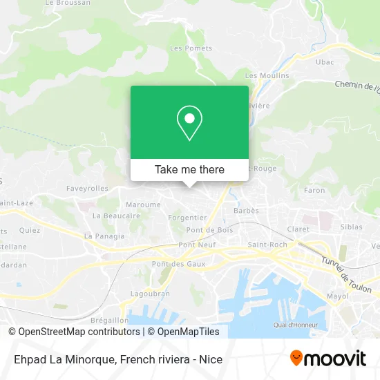 Ehpad La Minorque map