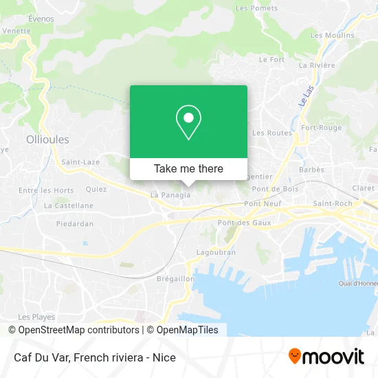 Caf Du Var map