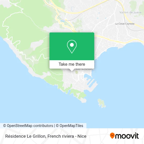Résidence Le Grillon map